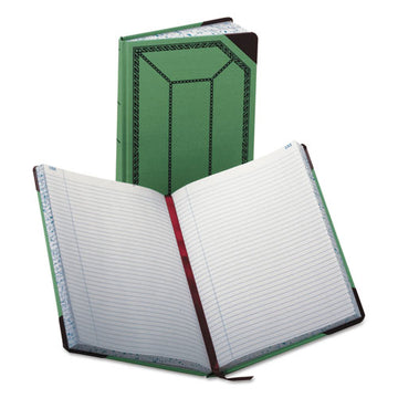 Boorum & Pease® Account Record Book, Record-style Rule, Green-black-red Cover, 12.13 X 7.44 Sheets, 300 Sheets-book freeshipping - TVN Wholesale